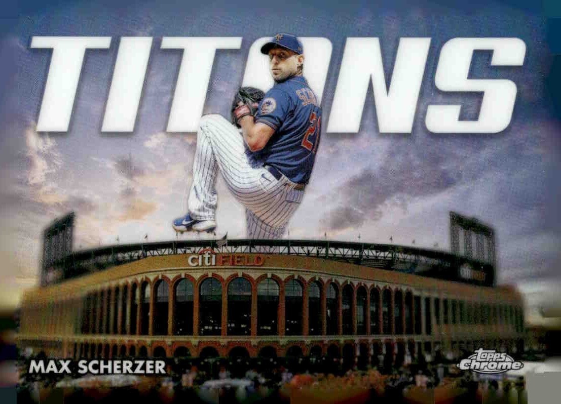2023 Topps Chrome #CT-4 Max Scherzer Titans