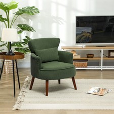HOMCOM Armchair with Padded Seat and Backrest for Living Room Refurbished