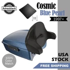 Cosmic Blue Pearl King Rear Trunk Luggage For Harley Street Road King Glide 97+