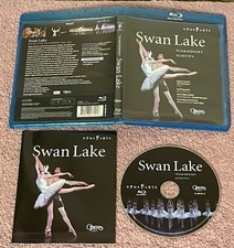Tchaikovsky: Swan Lake Blu-ray DVD Michael Pasternak, Agns Letest W/ Book MINT