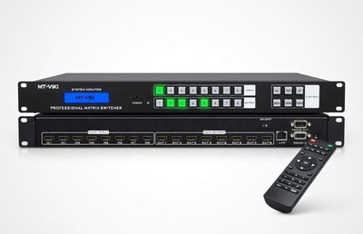 MT-VIKI HDMI Matrix Switch 8 in 8 Out Rackmount Splitter & Switch 8x8 mit...