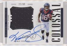 2018 National Treasures Rookie Colossal Signatures 22/99 Keke Coutee Auto 6fs