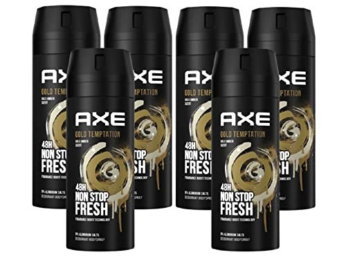 AXE Gold Temptation Deospray 6x150ml Neu 6er-Pack Deo Deodorant Herren - Bild 2
