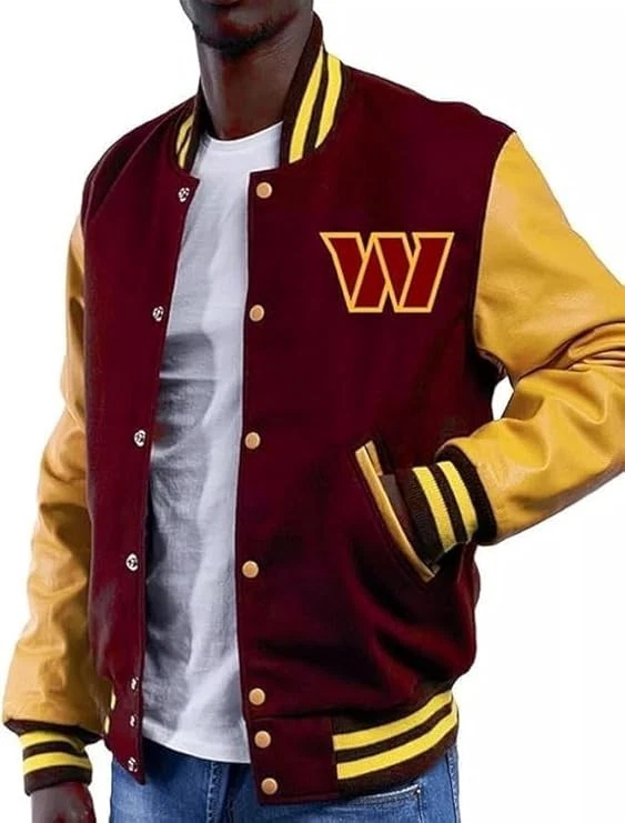 Washington Commanders Football Varsity Jacket