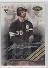 2018 Topps Tier One Break Out Silver Ink 4/10 Nick Delmonico Nicky Auto 0n8h