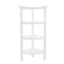 4 Tier Corner Shower Caddy, Rustproof, Plastic Shower Organizer for Bathroom,...