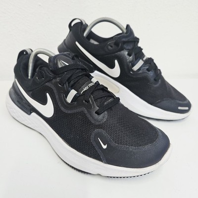 Nike React Miler schwarz weiß Damen Größe UK 4,5 Laufschuhe CW1778-003