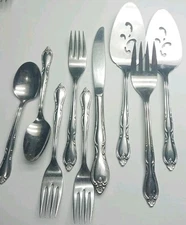 Wm A Rogers Oneida Montclair flatware lot 9 Pc