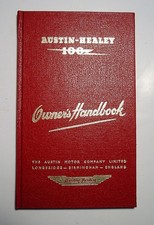 Austin-healey 100 Factory Owners Handbook February 1955 Edition- New Austin-healey 100 Factory Owners Handbook February 1955 Edition- New