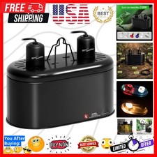 Dual Reptile Light Fixture for Reptile Dome UVB Lamp Fixture Dual Reptile Ref...