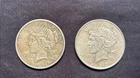 Lot Of 2 Silver Peace Dollars
