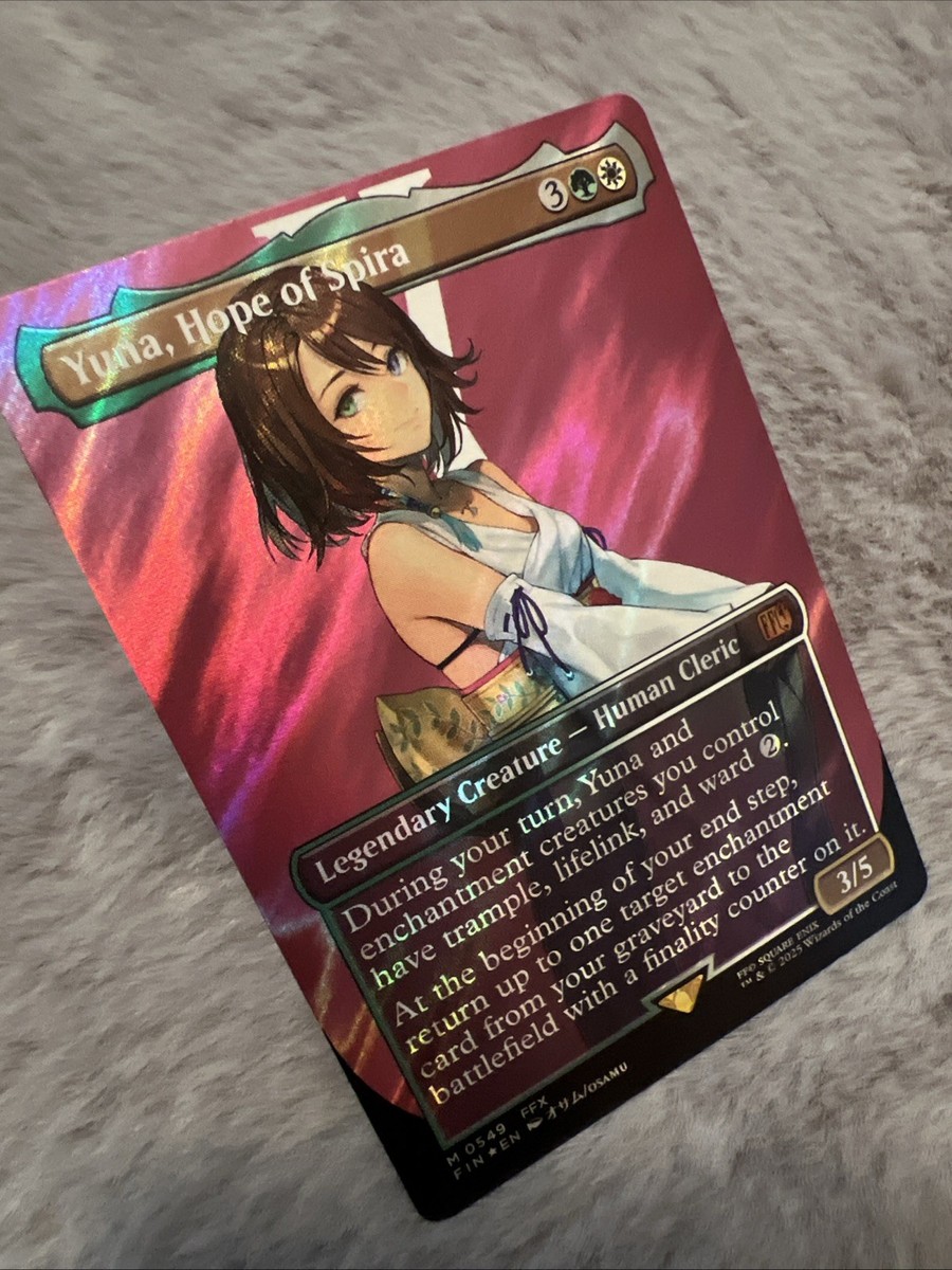 Yuna, Hope of Spira (Borderless) (Surge Foil) Final Fantasy