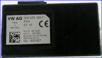 Bluetooth-Modul VW Phaeton 3D Lift (2010-2016) 3D0035769F