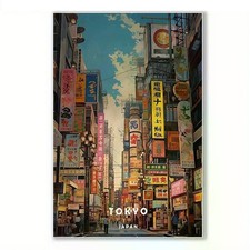 Leinwanddruck  Tokyo Ramen Japan Wohnbild Wandbild Kunst  Dekoration Deko Bild