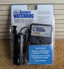 The Basement Watchdog BWC1 Sump Pump Dual Float Switch Controller  New Sealed