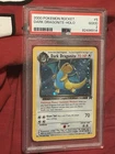 2000 Pokémon Rocket 🚀 Dark Dragonite Holo Swirl🌀 #5/82 Good Psa 2
