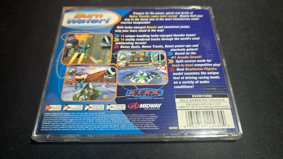 Hydro Thunder Midway Sega Dreamcast DC LN perfect condition COMPLETE+reg card! - Image 2 of 4