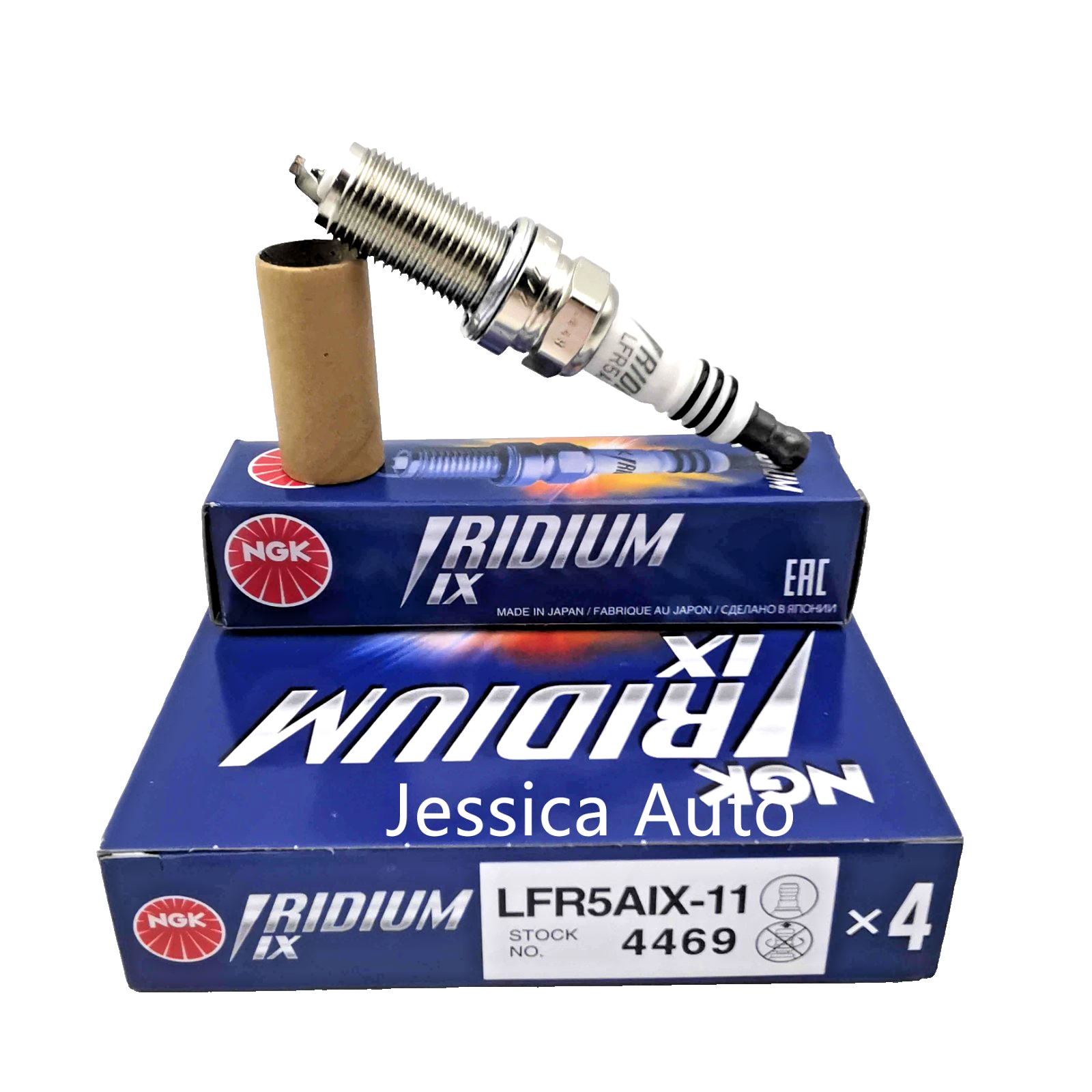 4Pcs NGK LFR5AIX-11 4469 Iridium Spark Plugs For Hyundai Nissan Infiniti Yamaha