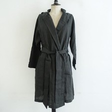 Margaret Howell Womens Gown F Gray Linen UK British Heritage Timeless Auth
