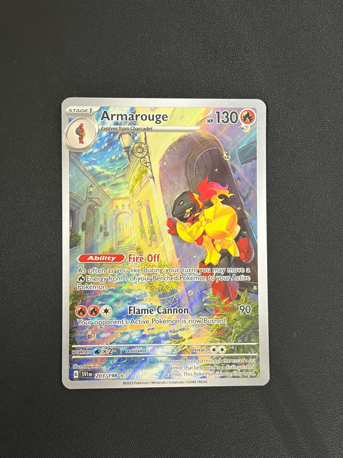 Armarouge SV01: Scarlet & Violet Base Set 203/198 Pokemon TCG Holo