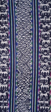 Textil boliviano de lana tejido a mano antiguo - Aqsu (Aguayo)