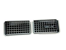 1972 Oldsmobile Cutlass Supreme Grille Silver Plastic 410796 231377 Pair - New