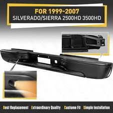 Rear Step Bumper For 99-07 Silverado Gmc Sierra 2500hd 3500hd Black Complete Rear Step Bumper For 99-07 Silverado Gmc Sierra 2500hd 3500hd Black Complete