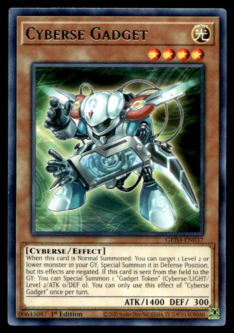 Cyberse Gadget Genesis Impact GEIM-EN037 MP YuGiOh TCG