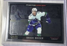 Brock Boeser 2021-22 O-Pee-Chee Platinum #PD-8 Photo Driven Vancouver Canucks