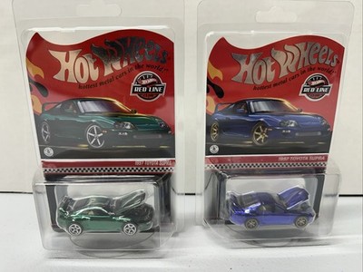 NEW 2025 Hot Wheels Red Line Club 1997 Toyota Supra MKIV BLUE
