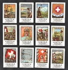 Swiss Army In World War 1 Tobler Stamp Card Set 1922 Soldier Military Flag Troop