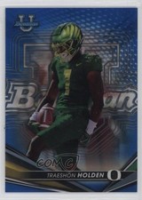 2022-23 Bowman U Blue Refractor 55/150 Traeshon Holden #26 0s55