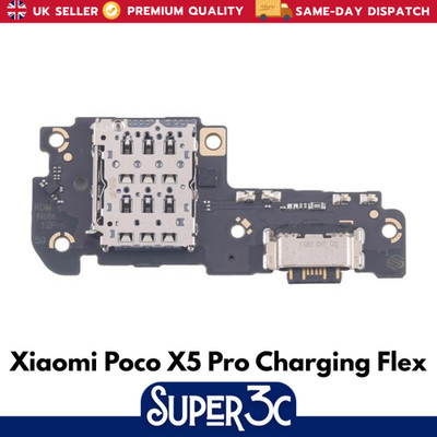 For Xiaomi POCO X5 Pro Replacement Charging Port Dock Connector Flex - UK Seller