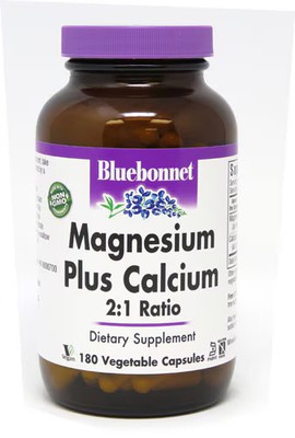 Worldwide 2 X Bluebonnet Nutrition Magnesium Plus Calcium 2:1 Ratio -- 180 Veg