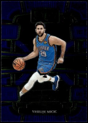 2023-24 Panini Select #92 Vasilije Micic Blue (Retail Base) Rookie E1