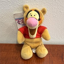 Disney Winnie the Pooh Tigger as Pooh Mini Bean Bag Plush 8"