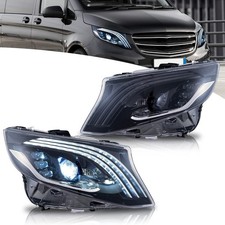 VLAND VOLL LED-Front Scheinwerfer für 2014–2021 Benz Vito W447 mit E-mark(E9)
