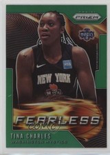2020 Panini Prizm WNBA Fearless Green Prizm Tina Charles #15 0kd8