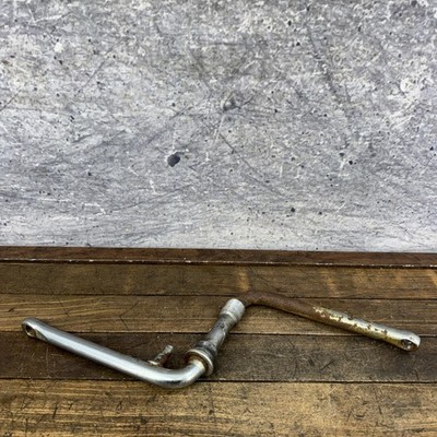 Vintage SR Crankset 175mm One Piece BMX Old School 175X28 87 Japan 1987 Mongoose