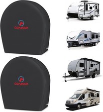 RV Tire Covers 2 Pack, Tough Tire Wheel Protector for Truck, Travel Trailer,