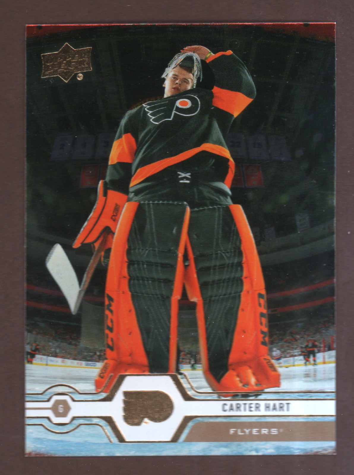 2019-20 Upper Deck Hockey Silver Foil Parallel #77 Carter Hart