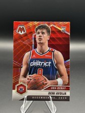 2020-21 Panini Mosaic - NBA Debut Deni Avdija #272 Red Wave Mosaic Prizm (RC)