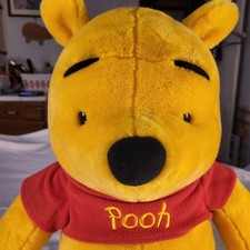 Disney Winnie the Pooh "I Talk" Plush Jumbo Large Fisher Price 27  Works