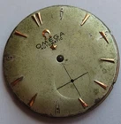 Omega automatic bumper mens wristwatch movement parts & dial