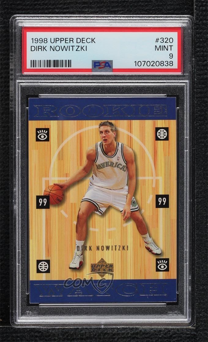 1998-99 Upper Deck Rookie Watch Dirk Nowitzki #320 PSA 9 MINT HOF 07qw