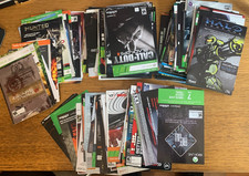 Xbox 360 Inserts, Instruction Manuals, Game Content Codes- HUGE Lot