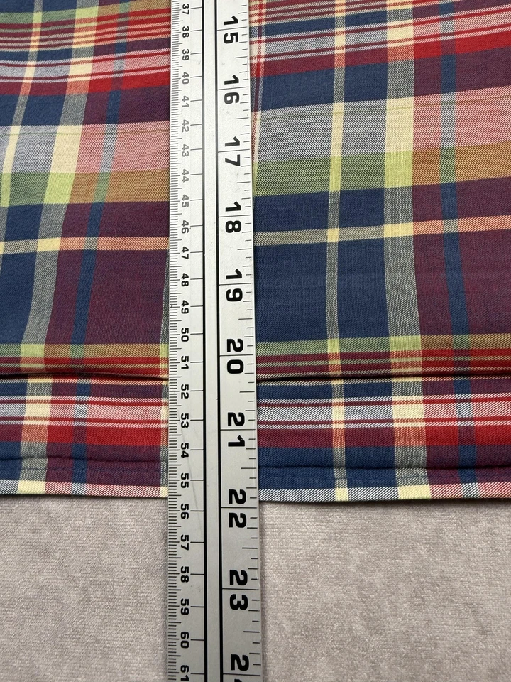 VTG Ralph Lauren Pillow Sham Cover Standard Tartan Plaid 100% Cotton Made USA - Image 4 of 4
