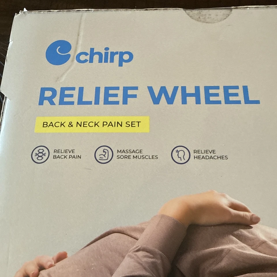Chirp Relief Wheel - Back & Neck Pain Set 3 Pack with Travel Carrying Case NEW - Image 3 of 4