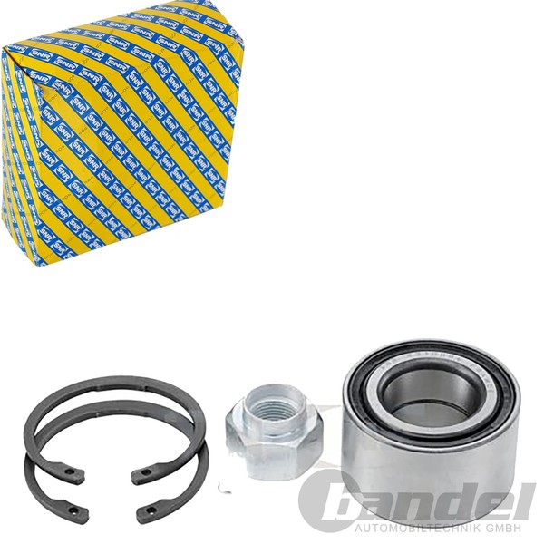 SNR RADLAGER-SATZ Vorne Vorderachse FüR Chevrolet Aveo Spark Daewoo Kalos Lanos-image