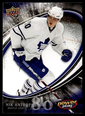 2008-09 Upper Deck Power Play Box Set Nik Antropov Toronto Maple Leafs #281